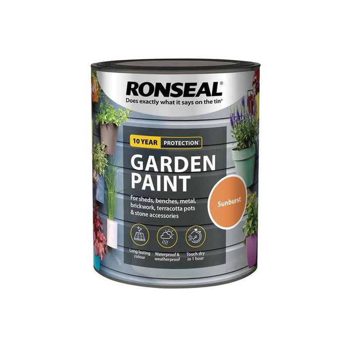 Ronseal Garden Paint Sunburst 750ml Ronseal - Town Tools