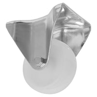 Sealey Heavy-Duty Nylon Castor Wheel Fixed Plate80mm Trade SCW480FPEM