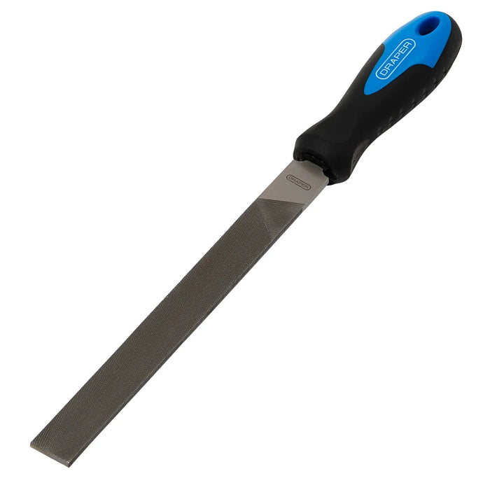 Draper Soft Grip Engineers Hand File and handle 150-300mm