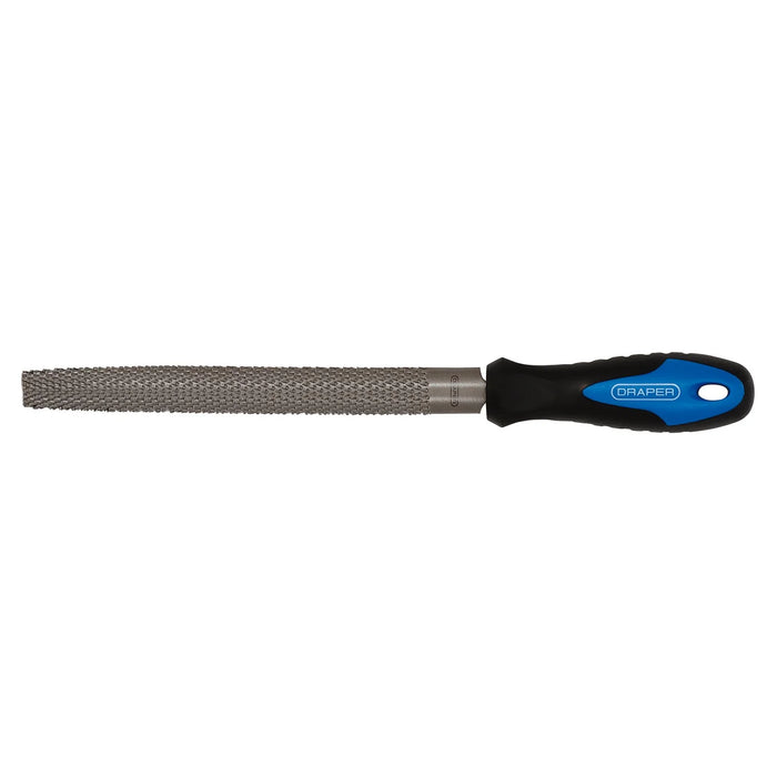 Draper Soft Grip Engineers Half Round Cabinet Rasp, 200mm - 8106B