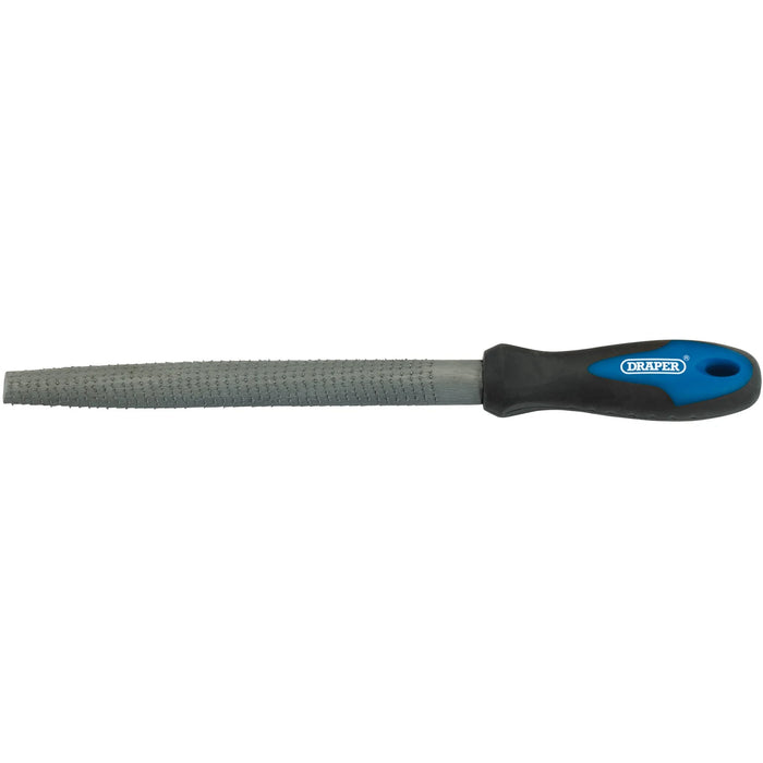 Draper Soft Grip Engineers Half Round Cabinet Rasp, 200mm - 8106B
