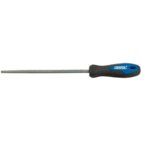 Draper Soft Grip Engineers Round Cabinet Rasp, 200mm - 8106B