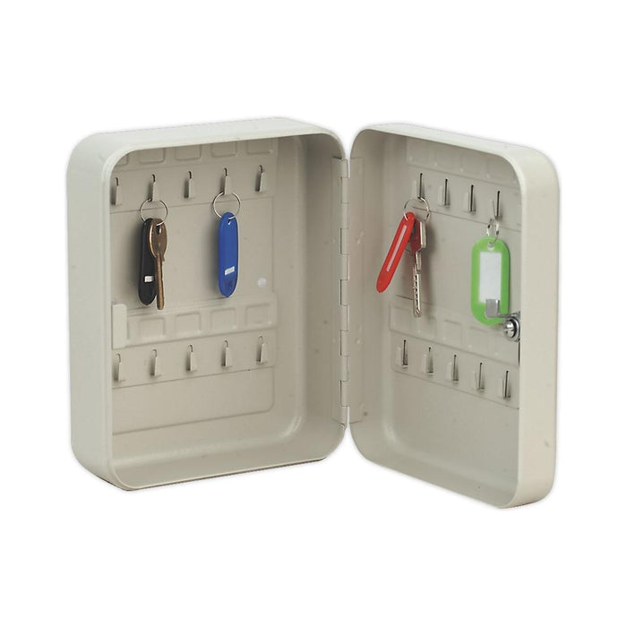 Sealey Key Cabinet with 20 Key Tags SKC20 Sealey - Town Tools 
