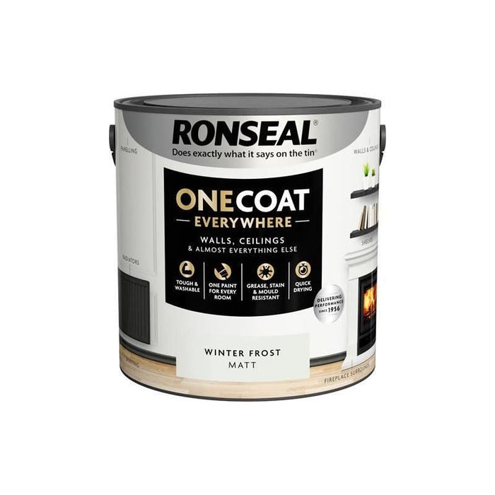 Ronseal One Coat Everywhere Interior Winter Frost Matt 2.5 litre Ronseal - Town Tools