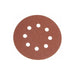 Faithfull Hook & Loop Sanding Disc DID3 Holed 125mm x 80G (Pack 25) Faithfull - Town Tools