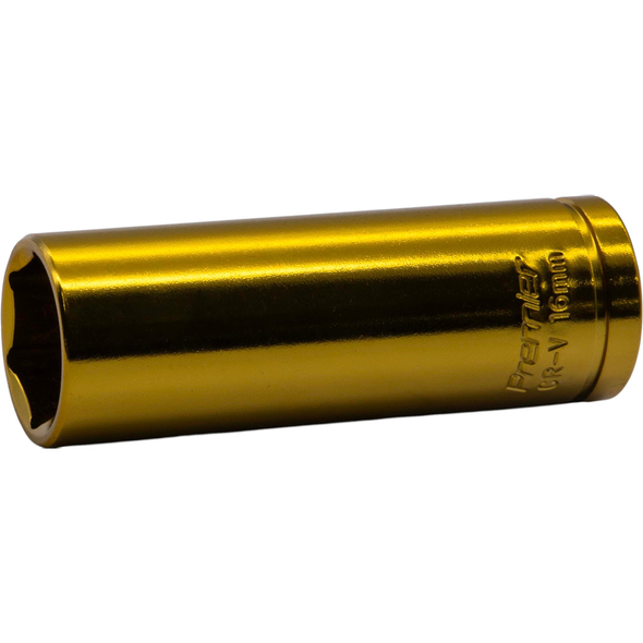 Sealey 3/8"Dr Coloured Deep Socket 16mm (Yellow)