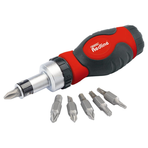Draper Draper Redline Ratcheting Screwdriver and Bit Set (6 Piece) Draper - Town Tools