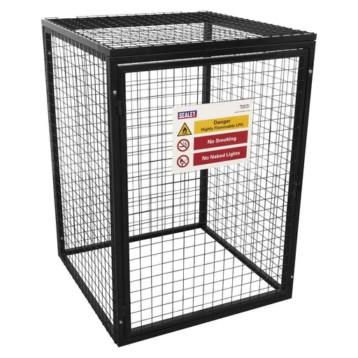 Sealey Safety Cage 4 x 47kg Gas Cylinders GCSC447 Sealey - Town Tools 