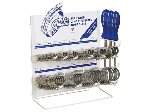 Jubilee Clip Dispenser (100) + 3 Flex Drivers Jubilee� - Town Tools