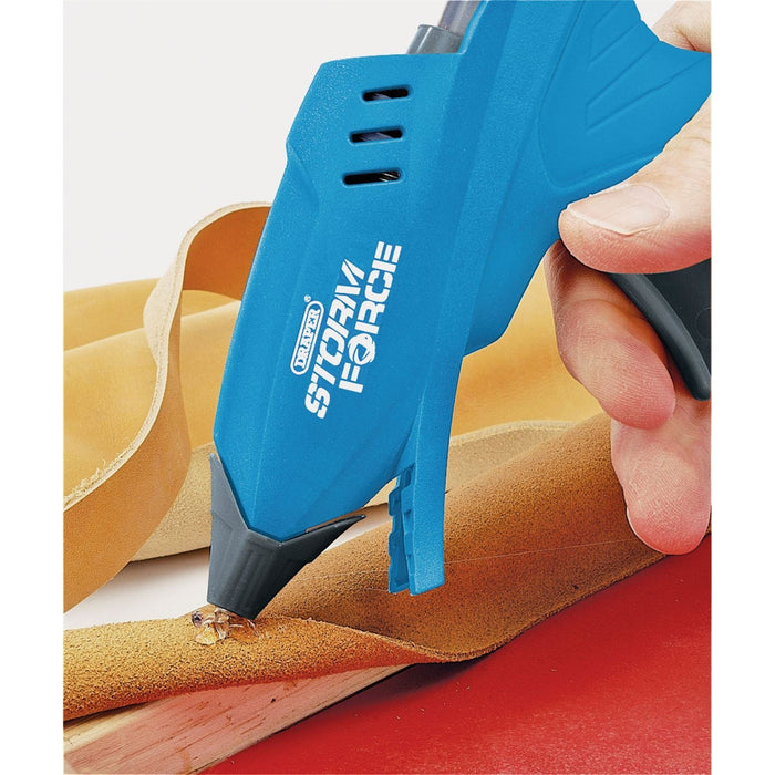 Draper Storm Force Glue Gun, 100W, 6 x Glue Sticks 83660 Draper - Town Tools 