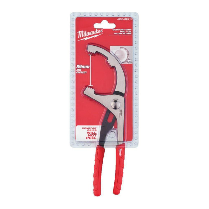 Milwaukee 4932492511 PVC/Oil Filter Pliers Milwaukee - Town Tools 