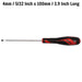 Teng Tools Flat Screwdriver 0.8 x 4.0 x 100mm S Teng Tools - Town Tools 