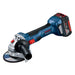 Bosch GWS 18V-7 Professional Angle Grinder 115mm 18V 2 x 4.0Ah Li-ion Bosch - Town Tools