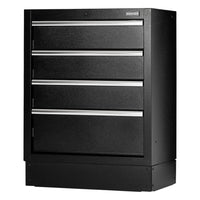 Draper Bunker Modular Floor Cabinet, 4 Drawer, 680mm