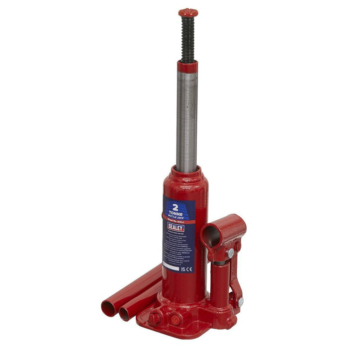 Sealey Bottle Jack 2 Tonne SJ2 Sealey - Town Tools 