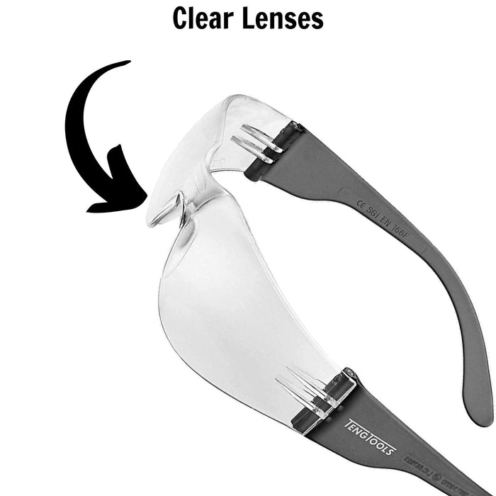 Teng Tools Safety Glasses Clear Lens Teng Tools - Town Tools 