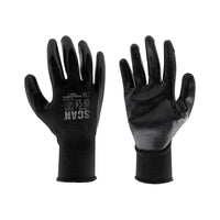 Scan Seamless Inspection Gloves - L (Size 9) (pack 12)