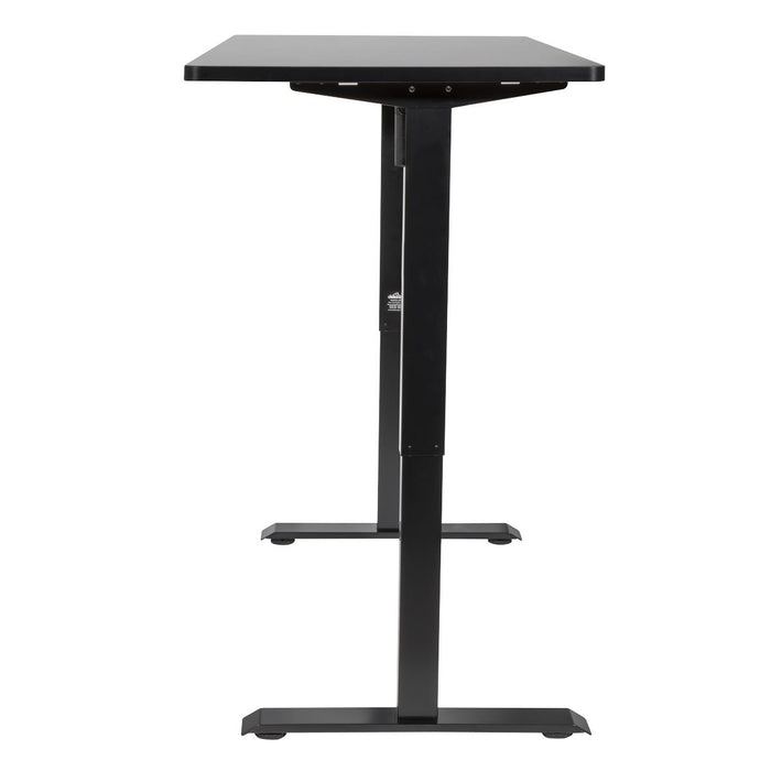 Dellonda Single Motor  Adjustable-Height Electric Sit/Stand Desk - Black Desktop