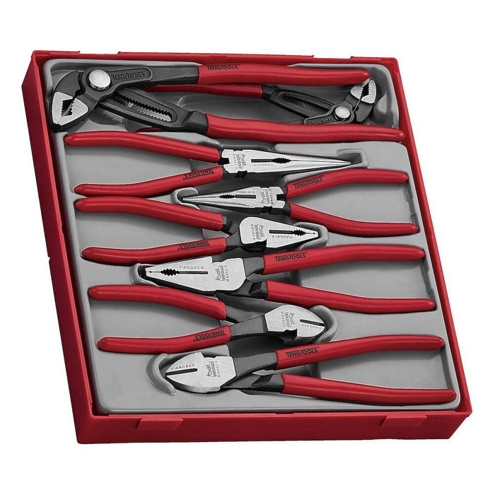 Teng Tools Plier Set Vinyl Grip Q TT2 8 Pieces Teng Tools - Town Tools 