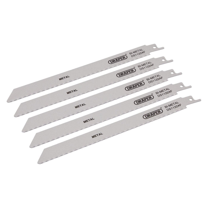 Draper Bi-metal Reciprocating Saw Blades for Metal Cutting, 225mm, 24tpi (Pack o Draper - Town Tools 