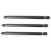 Faithfull Pozidriv S2 Power Screwdriver Bits PZ3 x 100mm (Pack 3) Faithfull - Town Tools