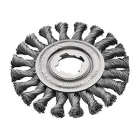 Lessmann X-Lock Steel Knot Wheel Brush 125mm Non Spark