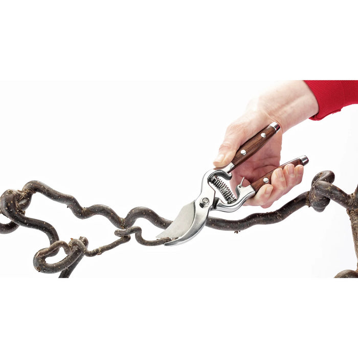 Draper Bypass Pattern Secateurs with Wooden Handles, 210mm - G886