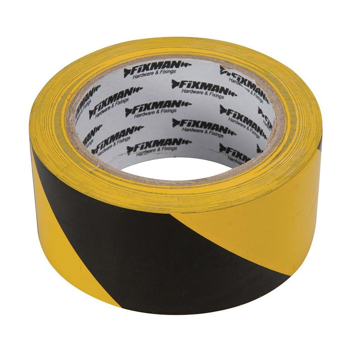 Fixman Hazard Tape 50mm x 33m Black/Yellow Fixman - Town Tools 