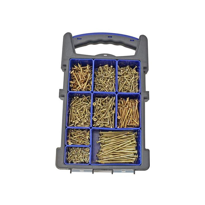 Forgefix ForgeFast Pozi Compatible Elite Performance Wood Screw Organiser 1000 Piece ForgeFix - Town Tools