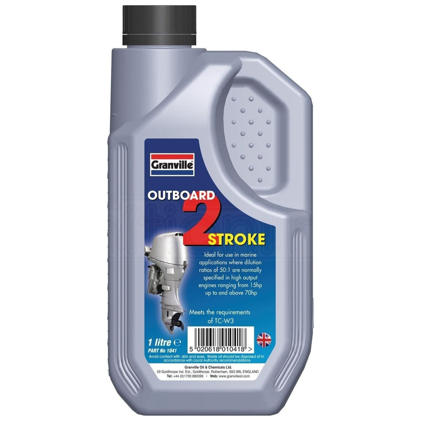 Granville 2 Stroke Marine Outboard Engine Oil Boats Jet Ski TC-W3 1 Litre Granville - Town Tools 