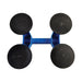 Silverline Quad Suction Pad 120kg Silverline - Town Tools 