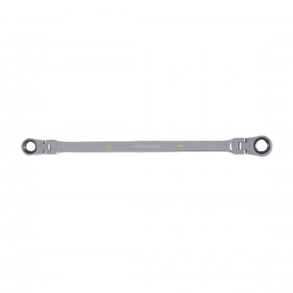 Carlyle Tools 12 Pt 8mm X 10mm 72 Tooth Extended Box Ratcheting Flex Double