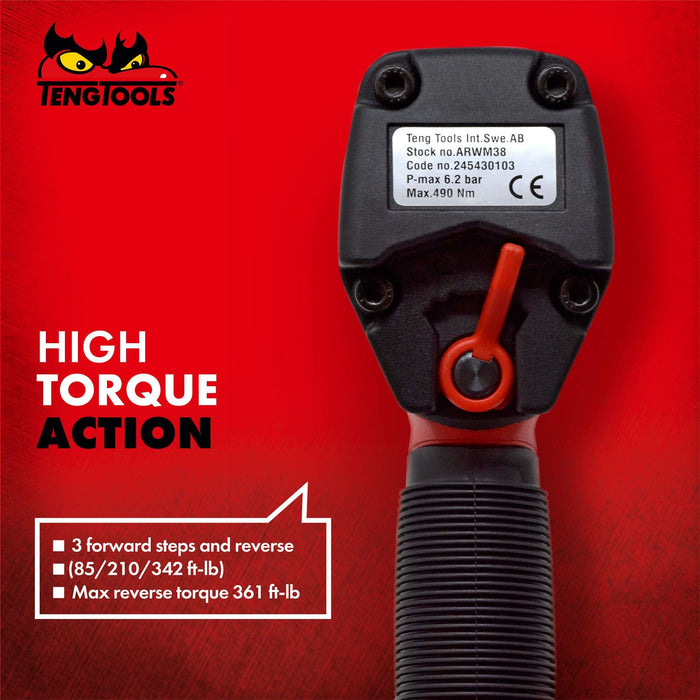 Teng Tools 3/8" Air Impact Wrench Teng Tools - Town Tools 