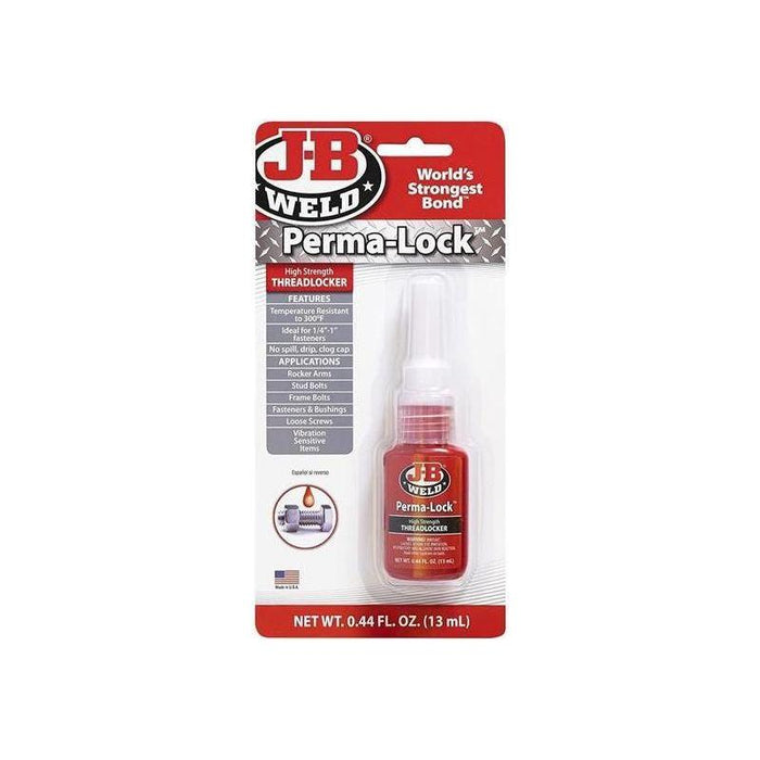 J-B Weld Perma-lock Red High High Strength Threadlocker 13ml J-B Weld - Town Tools