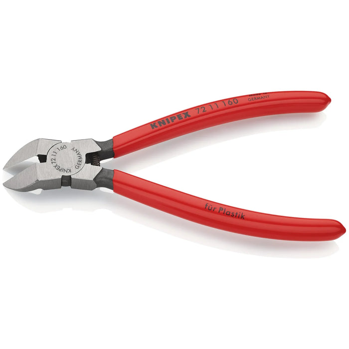 KNIPEX 72 11 160 Plastic Cutters, 160mm - 72 11 160