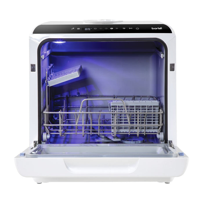 Baridi 2-4 Place Settings Mini Portable Tabletop Dishwasher, 5 Wash Functions Baridi - Town Tools 