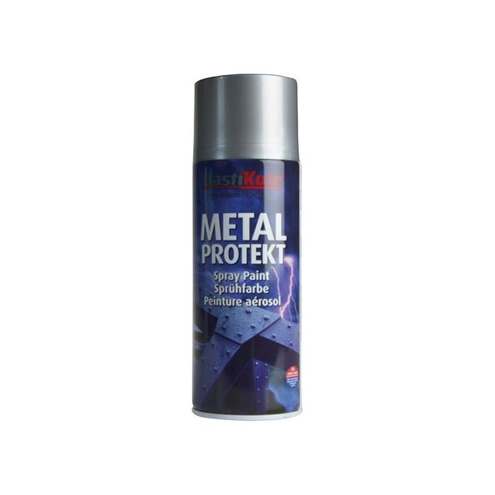 Plastikote Metal Protekt Spray Aluminium 400ml PlastiKote - Town Tools