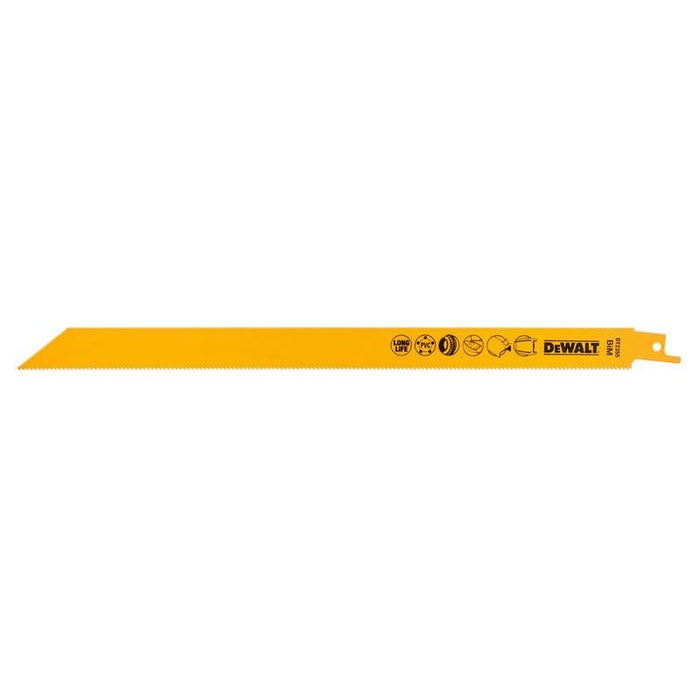 Dewalt Power Tools Bi-Metal Reciprocating Blade for Universal Use 305mm (Pack 5) DeWALT Power Tools - Town Tools