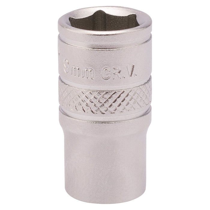 Draper Socket, 1/4" Sq. Dr., 9mm 82143 Draper - Town Tools 