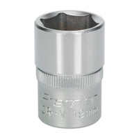 Sealey WallDrive Socket 19mm 1/2"Sq Drive S1219