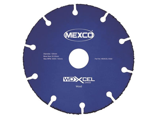 MEXCO WD XCEL Grade Wood Cut Blade 125 x 22mm MEXCO - Town Tools