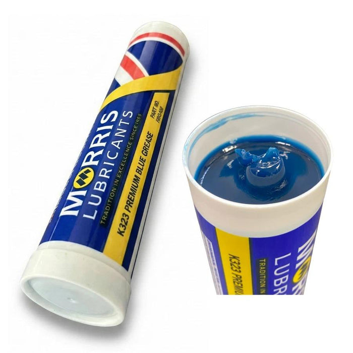 Morris K323 Blue Grease Cartridge 400g Premium Lithium Calcium High Pressure