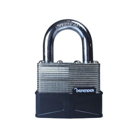 Defender Laminated Padlock 50mm Keyed Alike