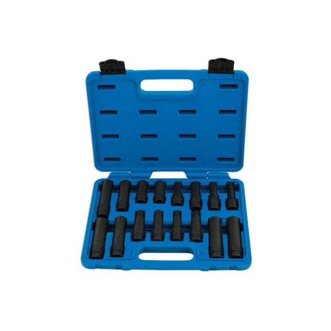 Laser Locking Wheel Nut Master Key Set 16pc 5982 Laser - Town Tools 