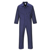 Portwest Polycotton Zip Coverall - Navy - Large (Tall)
