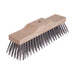 Lessmann Raised Wooden Stock Broom Head 6 Row Steel Wire 300 x 70mm Lessmann - Town Tools