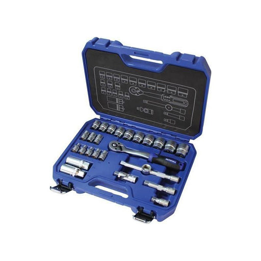 Faithfull 3/8in Drive Socket Set, 26 Piece Faithfull - Town Tools