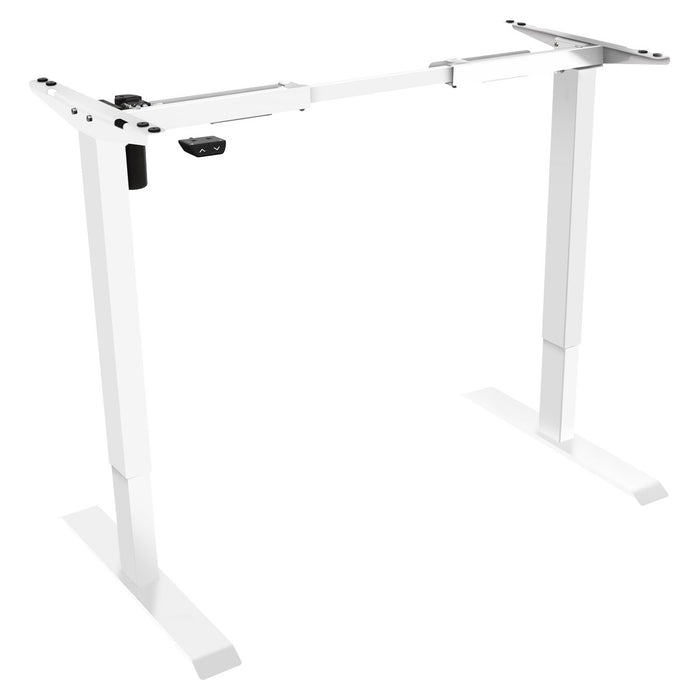 Dellonda Single Motor Ultra-Quiet Adjustable-Height Desk Frame 70kg Capacity