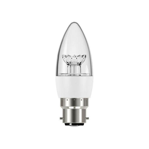 Energizer® LED BC (B22) Clear Candle Dimmable Bulb, Warm White 470 lm 5.9W Energizer® - Town Tools