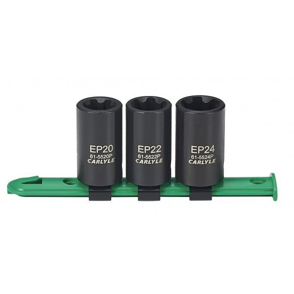 Carlyle Tools Socket Set - Exernal Star Plus - 1/2In. Dr